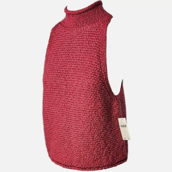 Brand New Pilcro Rolled Mock-Neck Sweater Tank - Picture 8 of 15